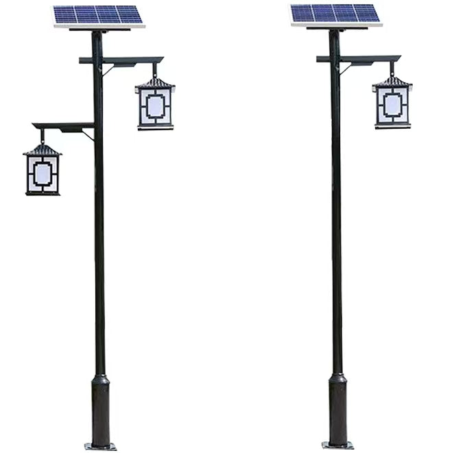 Chinese Style Solar Courtyard Lamp Retro Outdoor Solar Path Light LED Garden Street Light For Villa Park Community Wholesale