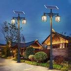 Chinese Style Solar Courtyard Lamp Retro Outdoor Solar Path Light LED Garden Street Light For Villa Park Community Wholesale