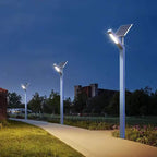 Solar LED Garden Courtyard Light Aluminum Modern Outdoor Solar Pathway Street Lamp For Park Villa Walkway