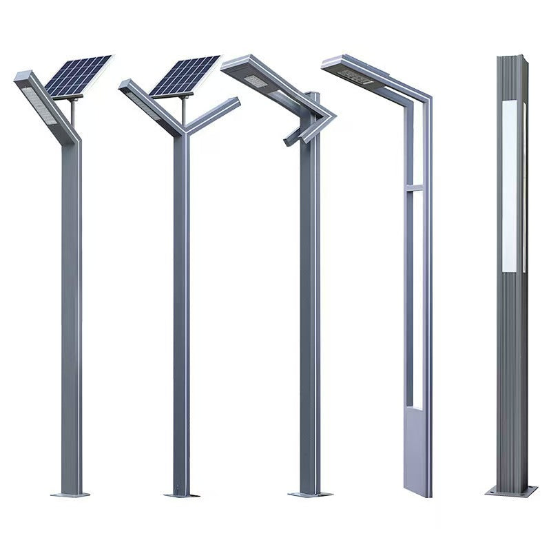 Solar LED Garden Courtyard Light Aluminum Modern Outdoor Solar Pathway Street Lamp For Park Villa Walkway