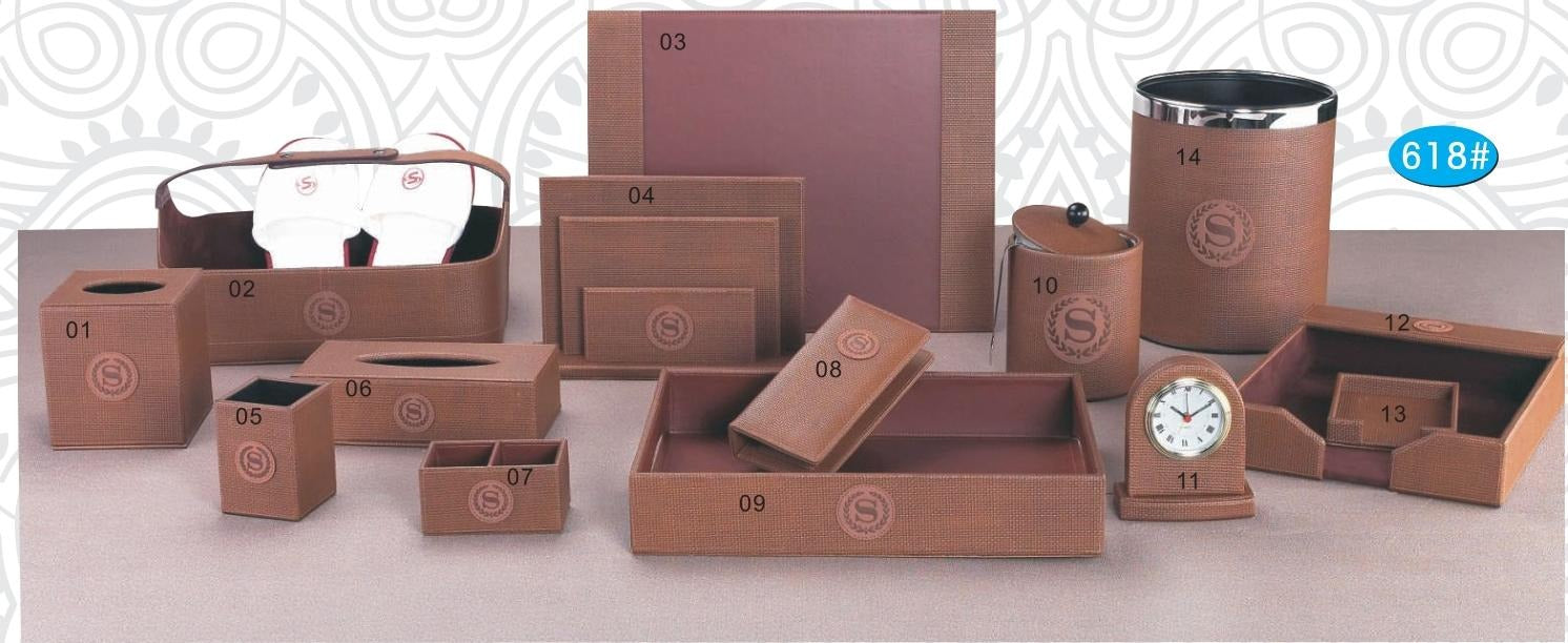 Complete Hotel Guest Room Leather Set