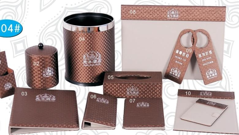 Complete Hotel Guest Room Leather Set