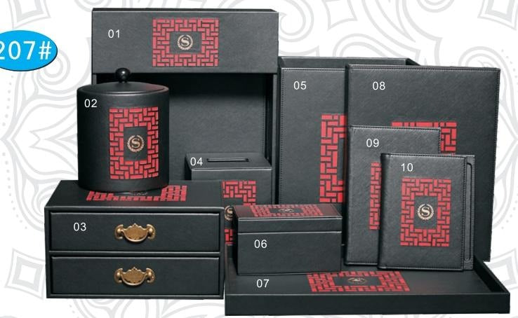 Complete Hotel Guest Room Leather Set