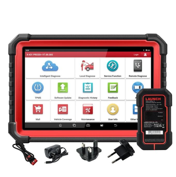 LAUNCH X431 PRO3S+ V5 OBD2 Car Diagnostic Tool 64GB SmartLink Remote EV Scanner