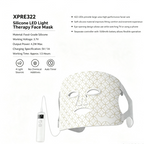 Silicone LED Face Mask Red Light Therapy 7 Colors Photon Mask for Anti-Aging Acne Reduction