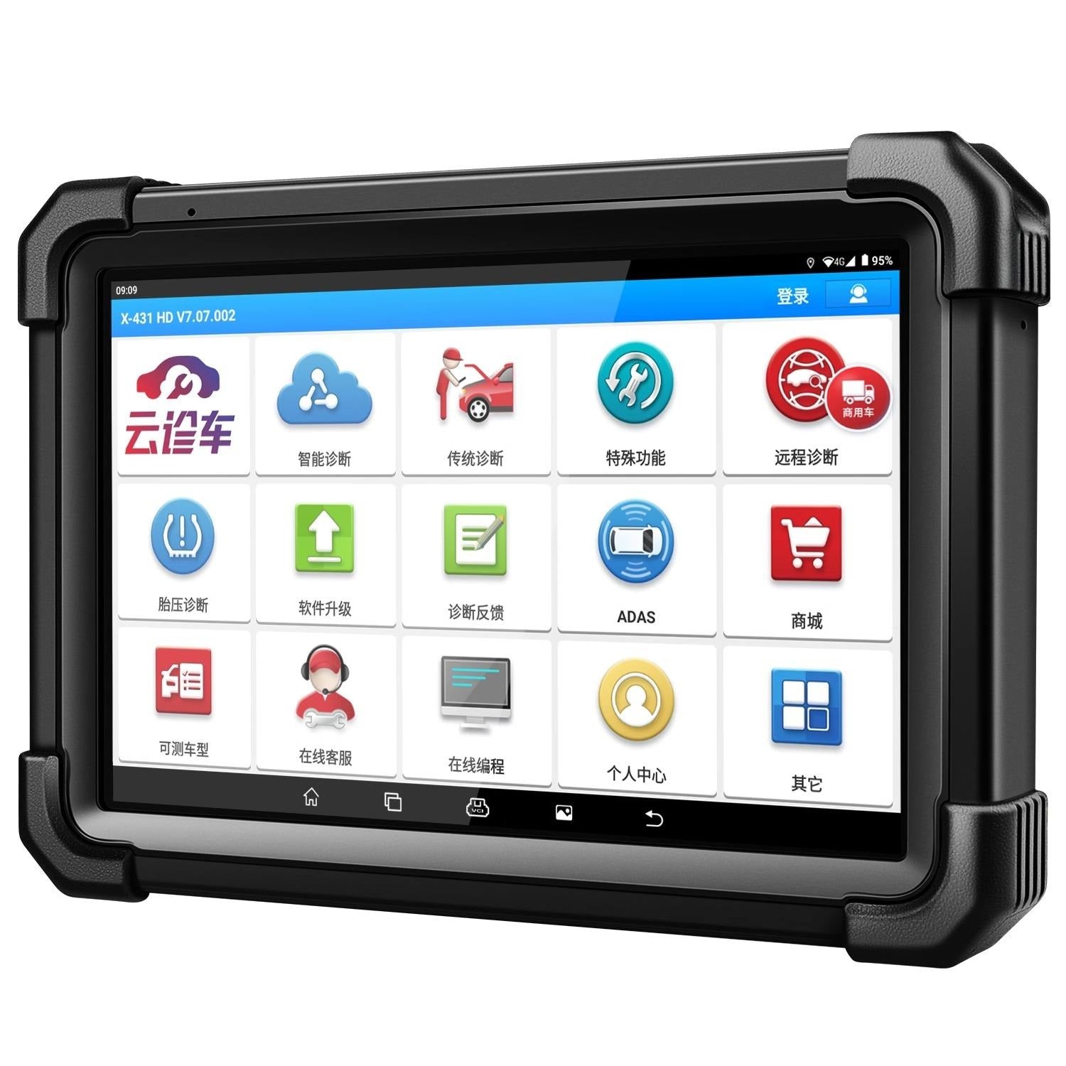 LAUNCH X431 HD Lite V2 Heavy Duty Truck Diagnostic Scanner J2534 RP1210 DPF Regen