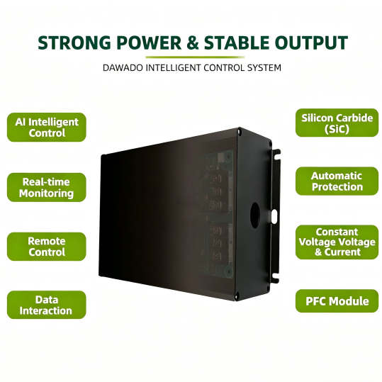 DAWADO DW380P Series Intelligent High Efficiency Industrial Fan 380-450V CE EMC Certified Blower Wholesale Bulk Supply ODM OEM Available