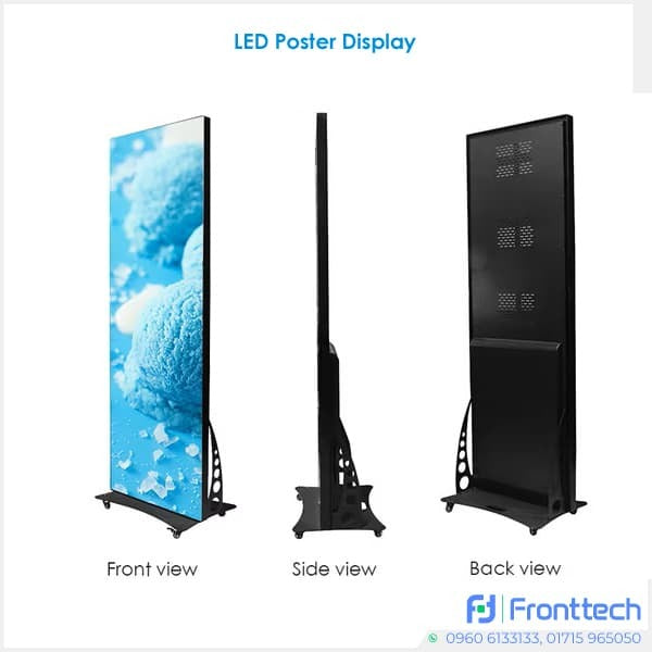 X Series Die-casting Magnetic Folding LED Poster
